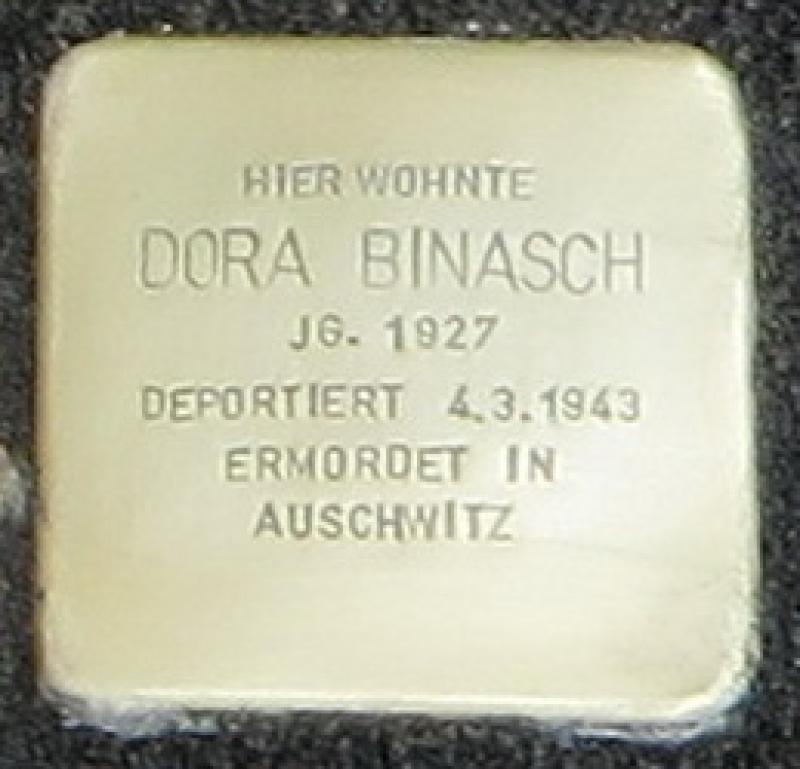 Stolperstein für Dora Binasch