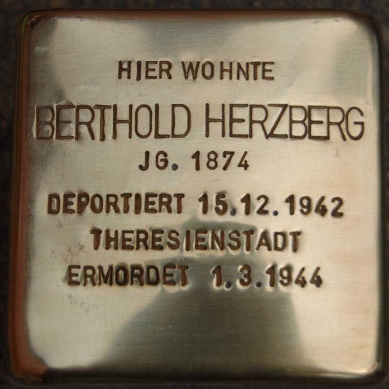 Stolperstein von Berthold Herzberg