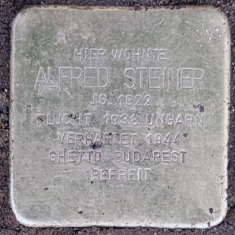Stolperstein Alfred Steiner © OTFW