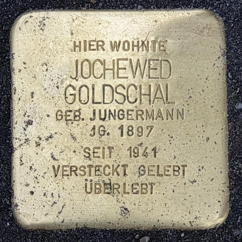 Stolperstein Jochewed Goldschal © OTFW
