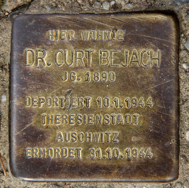 Stolperstein Curt Bejach © OTFW