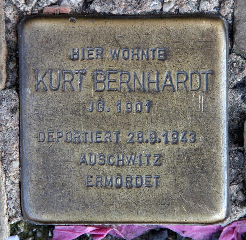 Stolperstein Kurt Bernhardt © OTFW