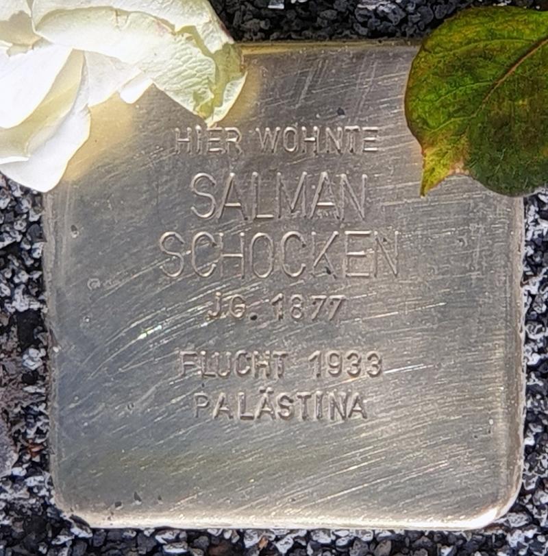 Stolperstein für Salman Schocken © OTFW