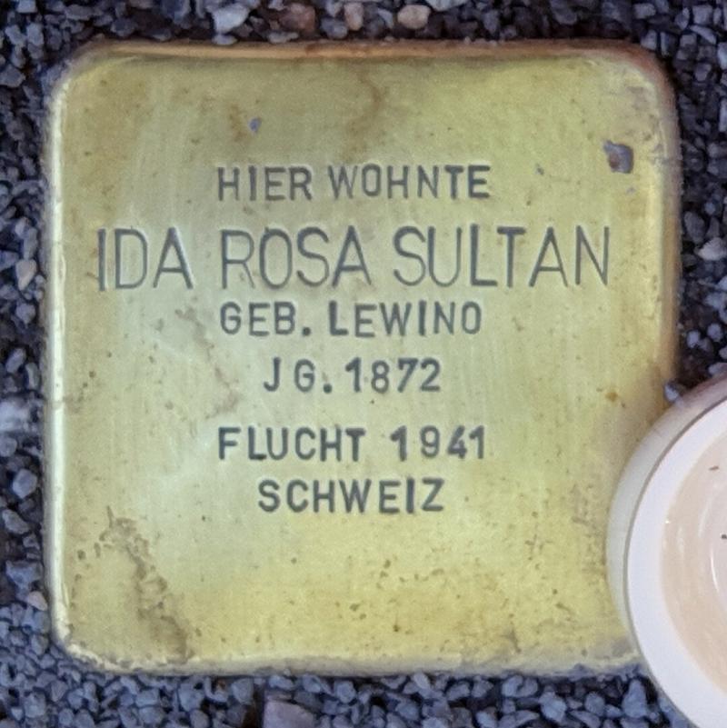 Stolperstein Ida Rosa Sultan © OTFW