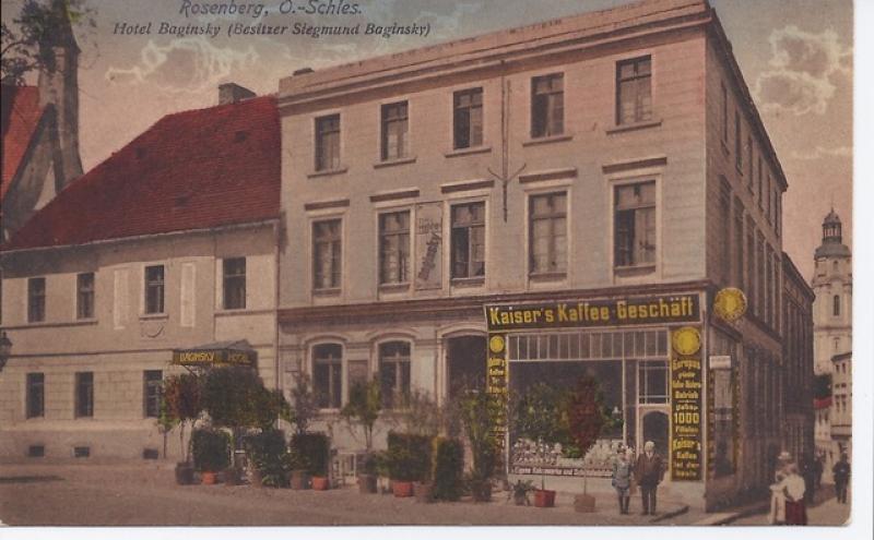 Hotel Baginsky in Rosenberg, Foto: Privatbesitz