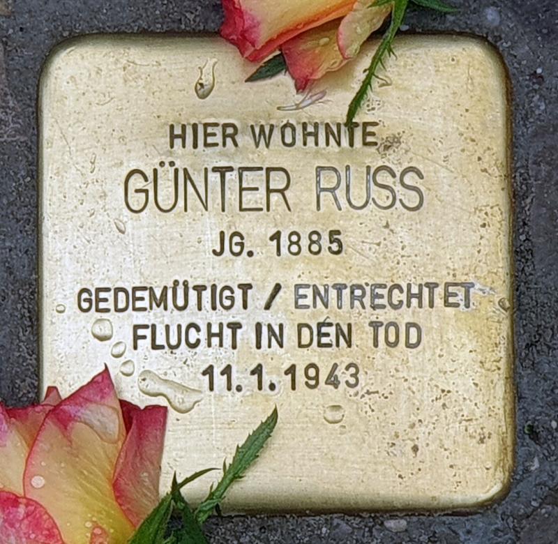 Stolperstein für Günter Russ