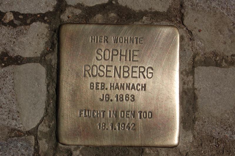 Stolperstein von Sophie Rosenberg
