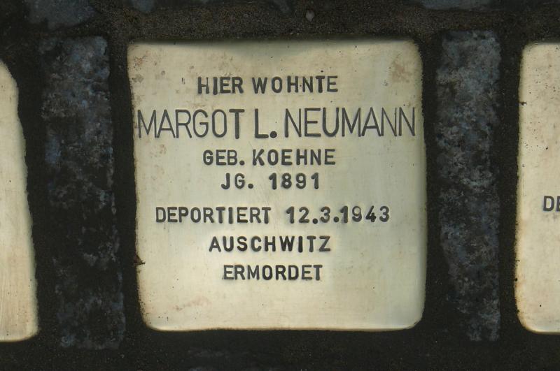 Foto:Initiative Stolpersteine Charlottenburg-Wilmersdorf