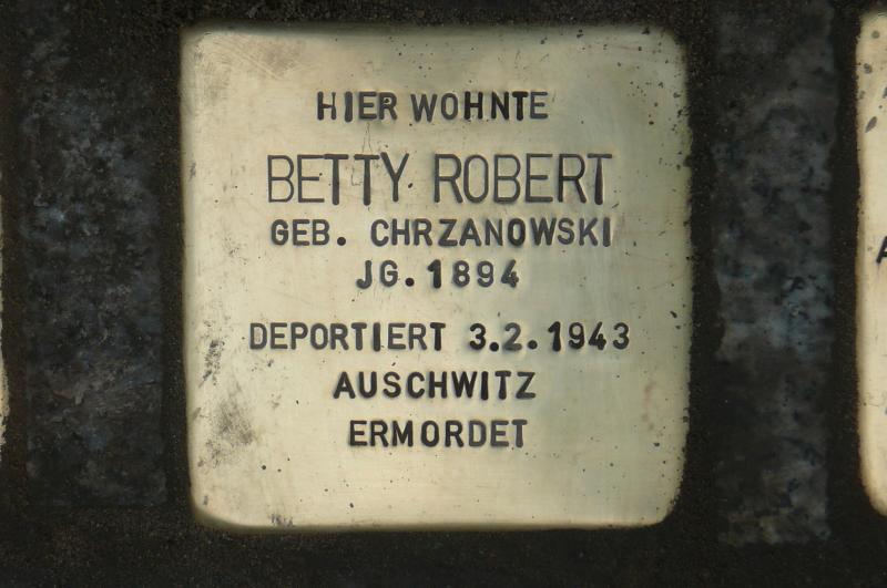 Foto:Initiative Stolpersteine Charlottenburg-Wilmersdorf