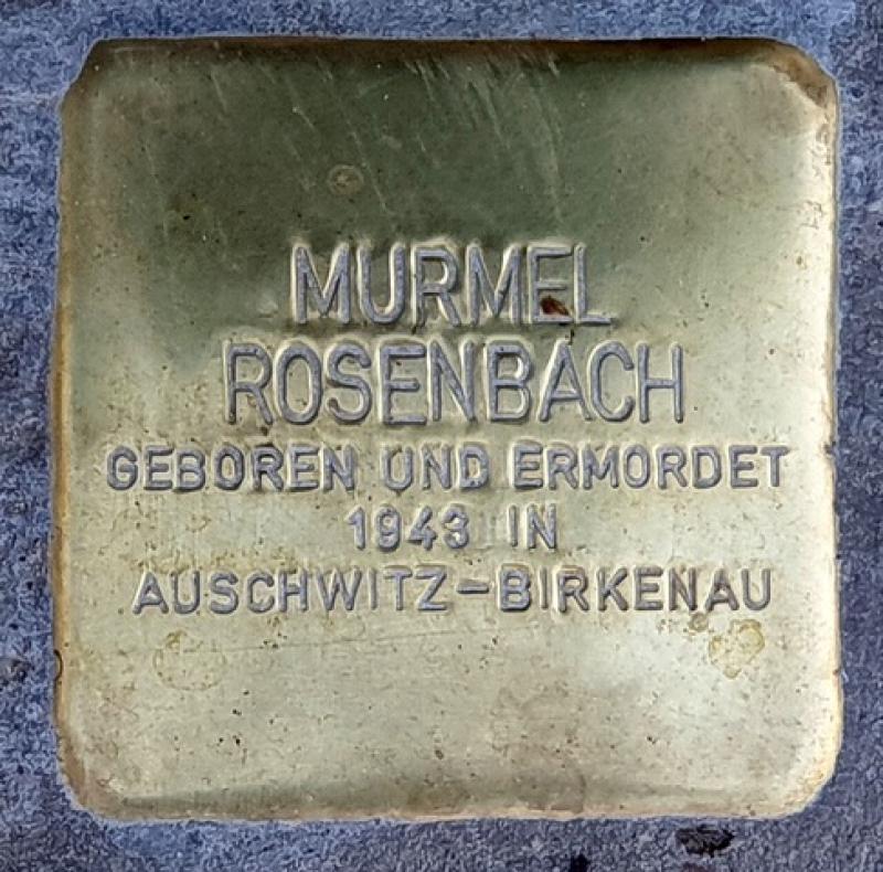 Stolperstein Murmel Rosenbach © OTFW