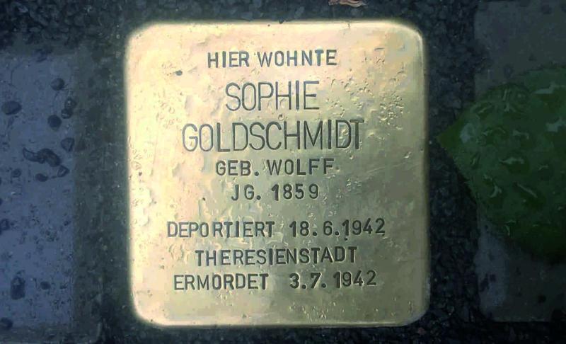 Stolperstein Sophie Goldschmidt (Projekt-Stolpersteine)