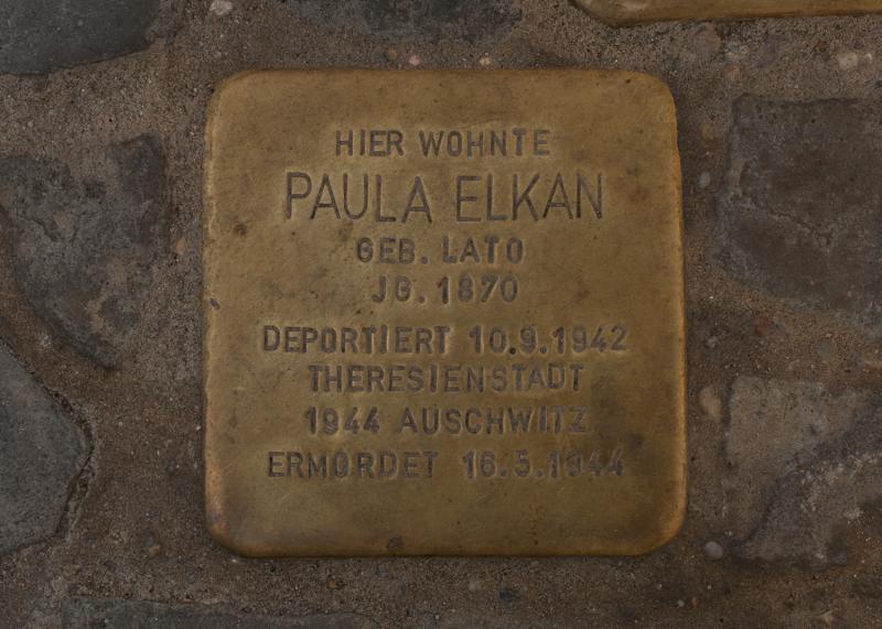 Stolperstein Paula Elkan