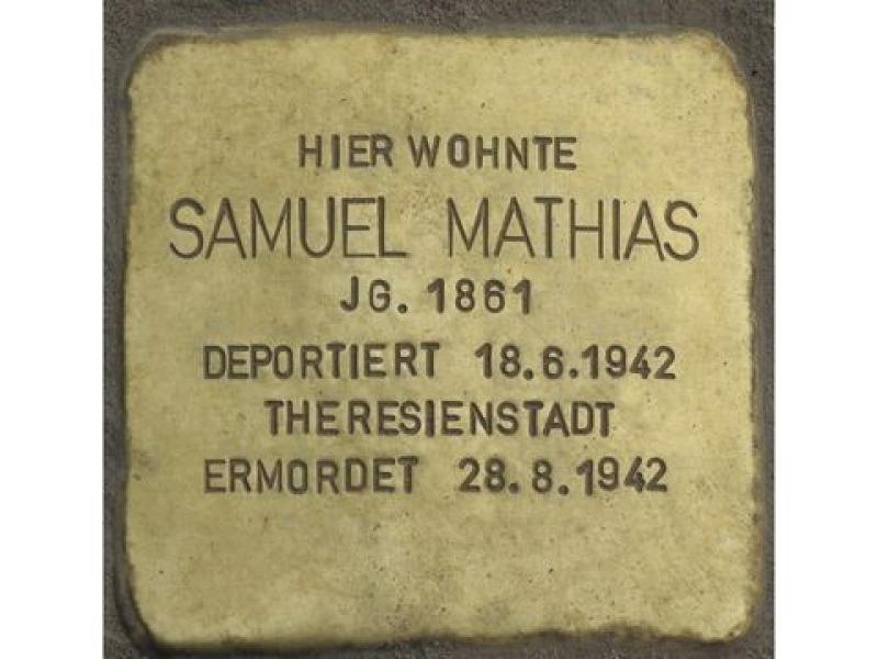 Stolperstein Willy Rosen; Foto: OTFW