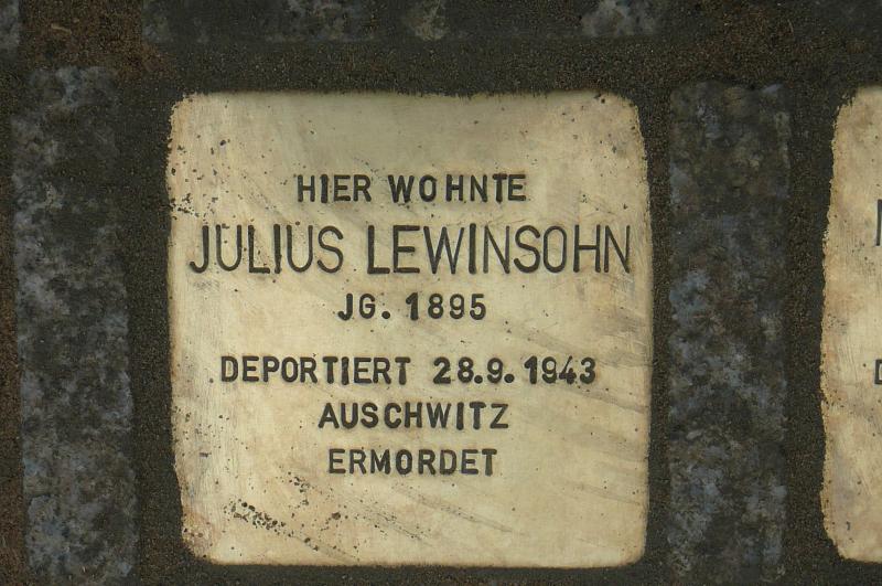 Foto: Initiative Stolpersteine Charlottenburg-Wilmersdorf