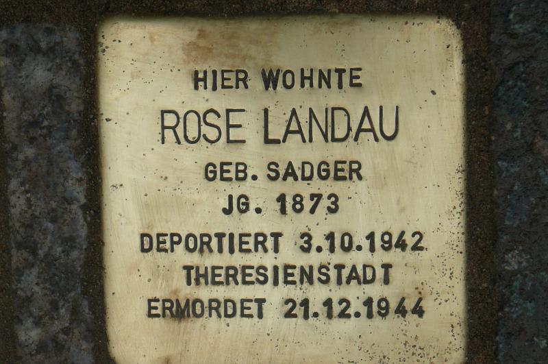 Foto: Initiative Stolpersteine Charlottenburg-Wilmersdorf