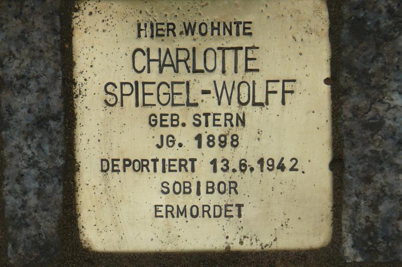 Foto: Initiative Stolpersteine Charlottenburg-Wilmersdorf