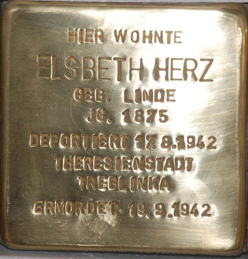 Stolperstein von Elsbeth Herz