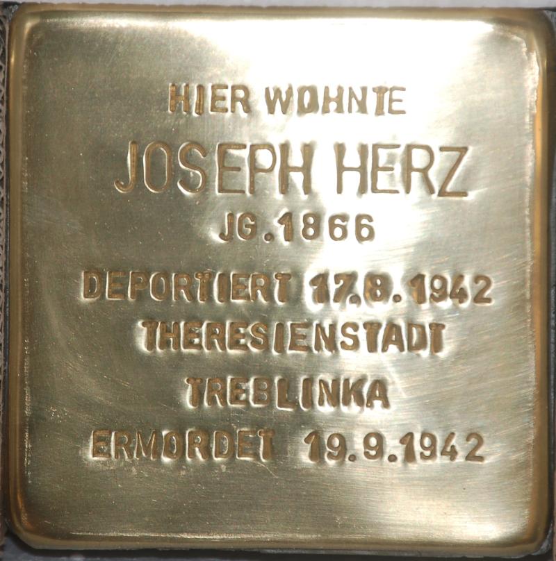 Stolperstein von Joseph Herz