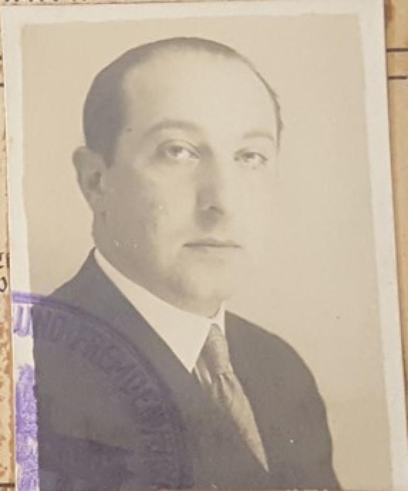 Passfoto 1935 Hans Philipp Simke © C. Nordstrom