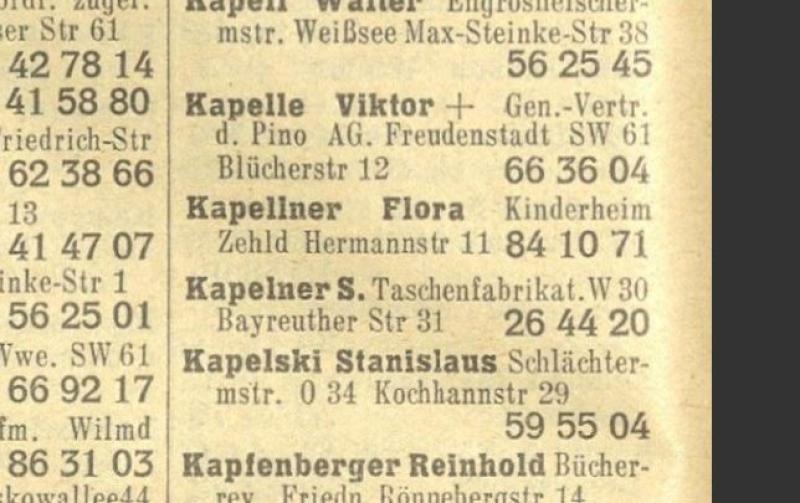 Telefonbuch von 1937 © Initiative