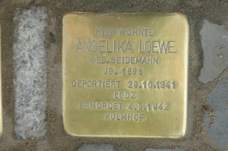 Foto: Initiative Stolpersteine Charlottenburg-Wilmersdorf