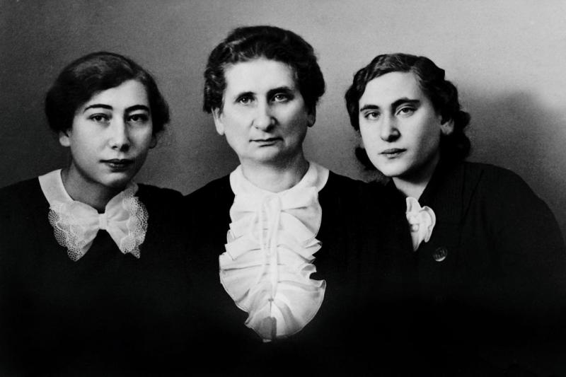 Edith, Cecilie und Hildegard Robinski. Fotorechte: Familienbesitz.