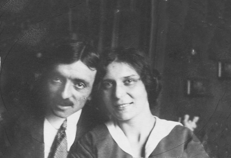Manes und Sara Spanglet, ca. 1919; Foto: Privatbesitz