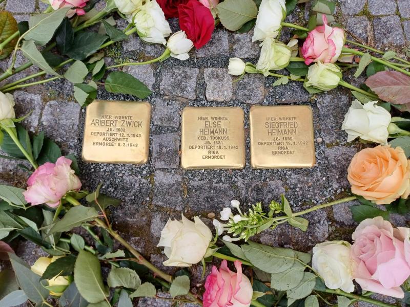 Stolperstein Siegfried Heimann © Andrea Köppen