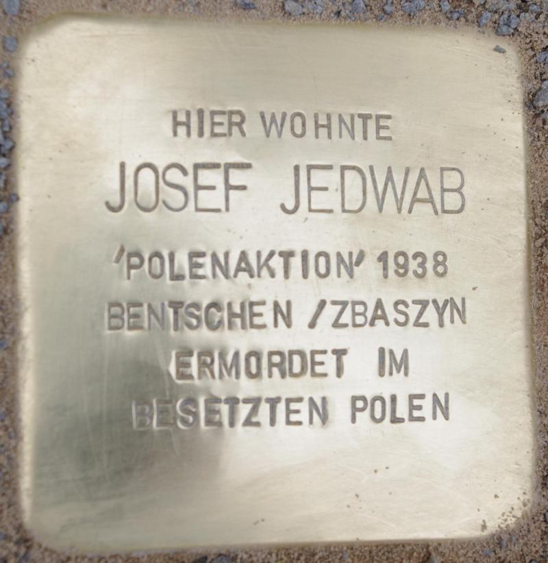 Stolperstein für Josef Jedwab