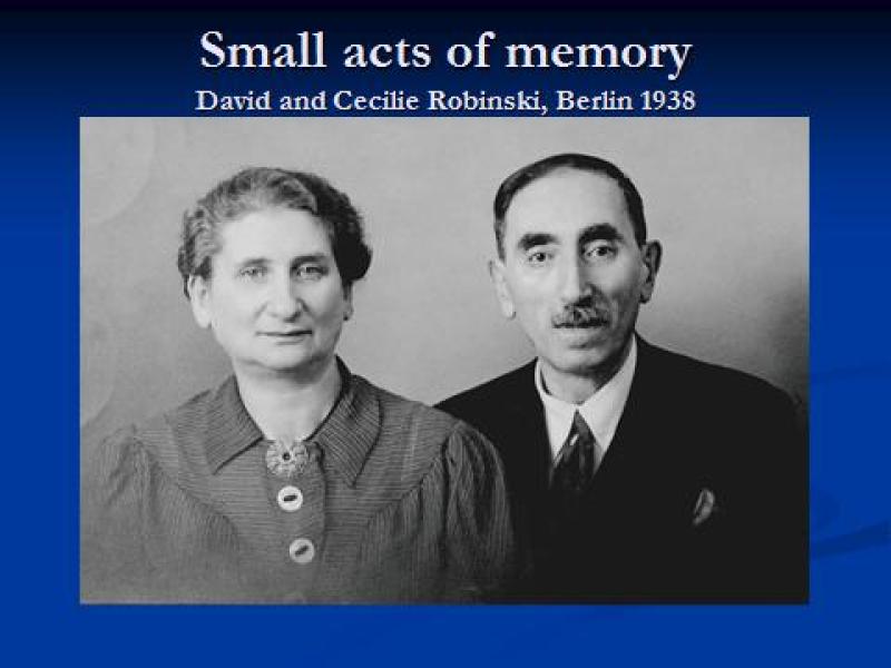 David und Cecilie Robinski © Familienbesitz