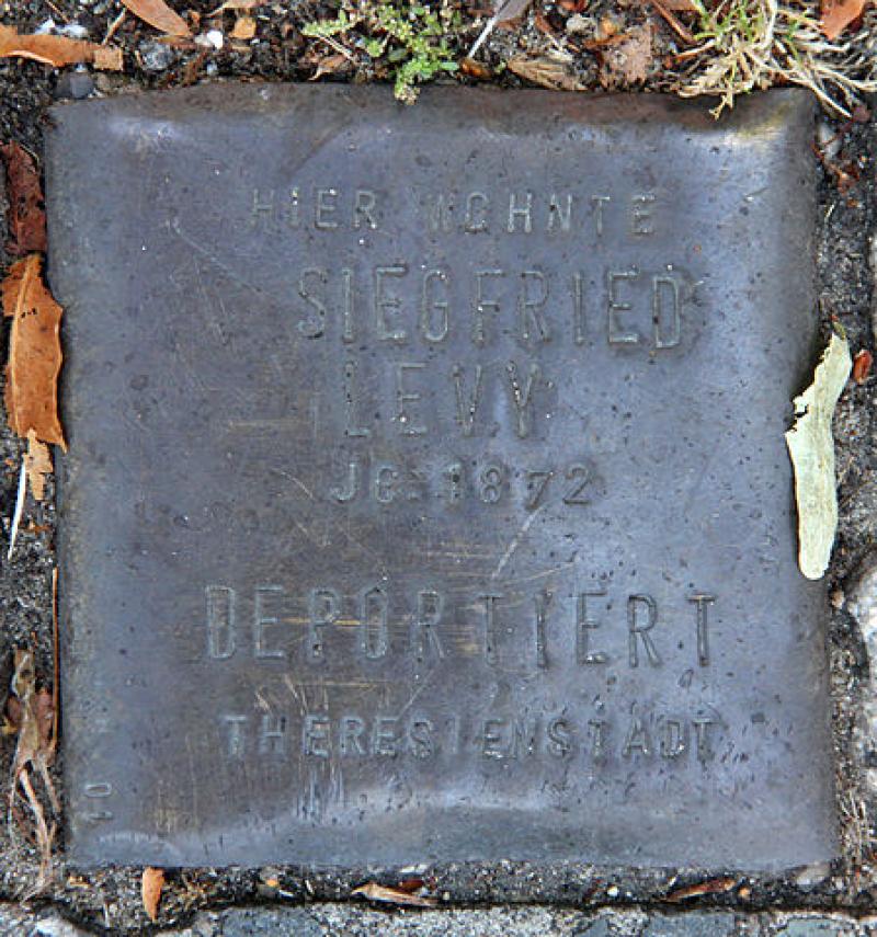 Stolperstein für Siegfried Levy