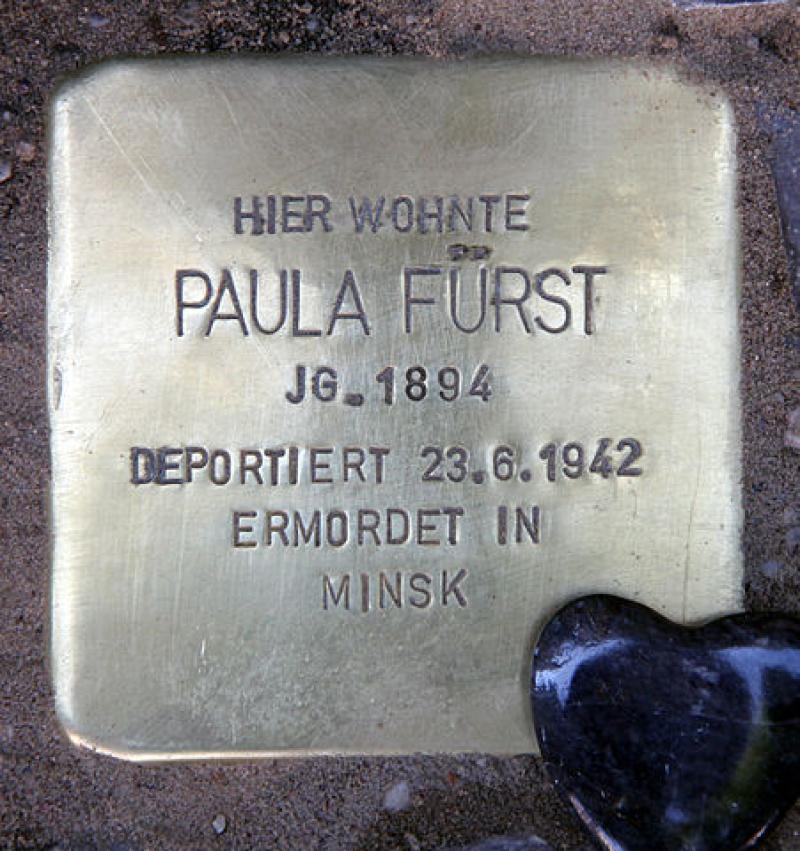 Stolperstein für Paula Fürst