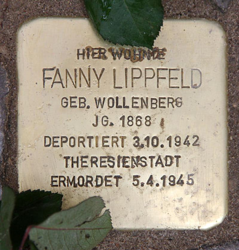 Stolperstein für Fanny Lippfeld