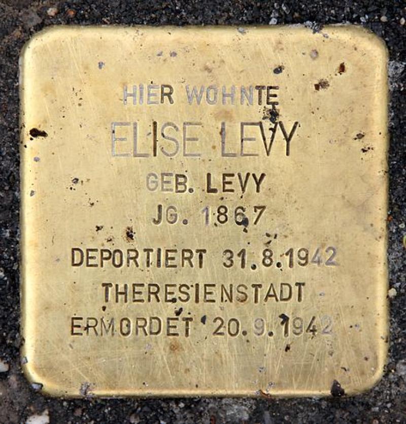 Stolperstein für Elise Levy © OTFW
