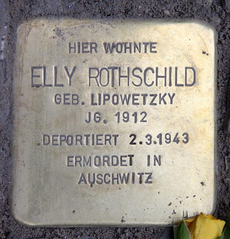 Stolperstein für Elly Rothschild