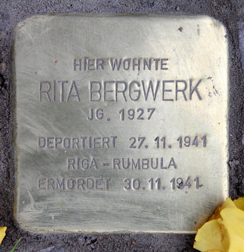 Stolperstein für Rita Bergwerk