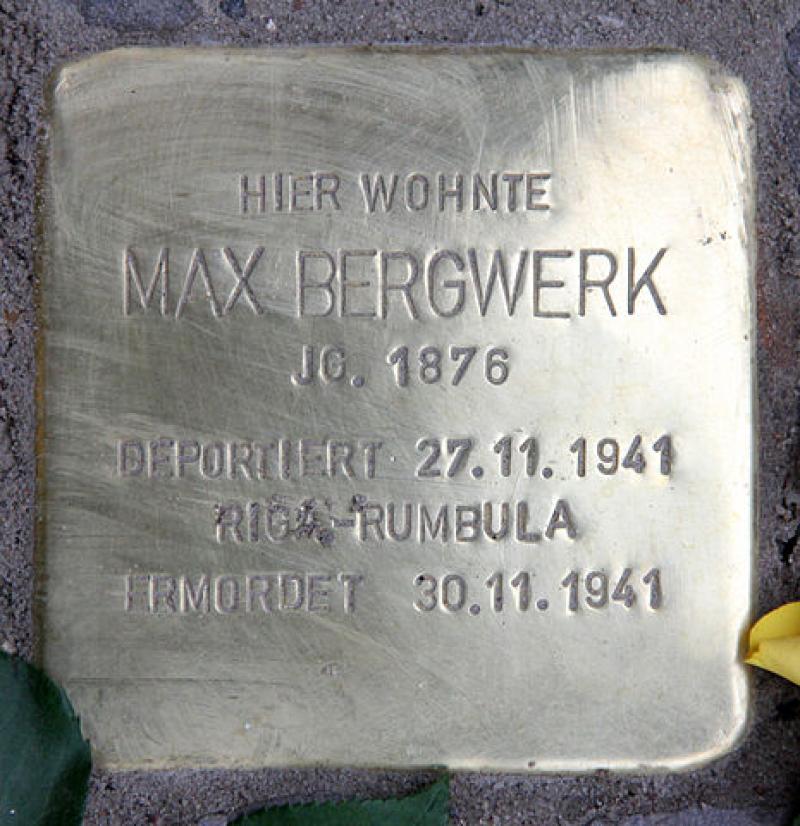 Stolperstein für Max Bergwerk