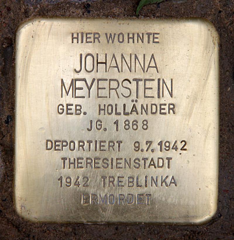 Stolperstein für Johanna Meyerstein