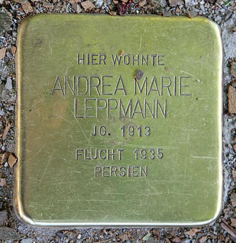 Stolperstein für Andrea Marie Leppmann © OTFW