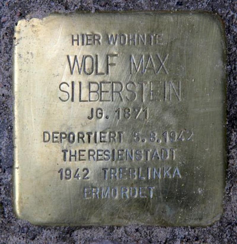 Stolperstein für Wolf Max Silberstein