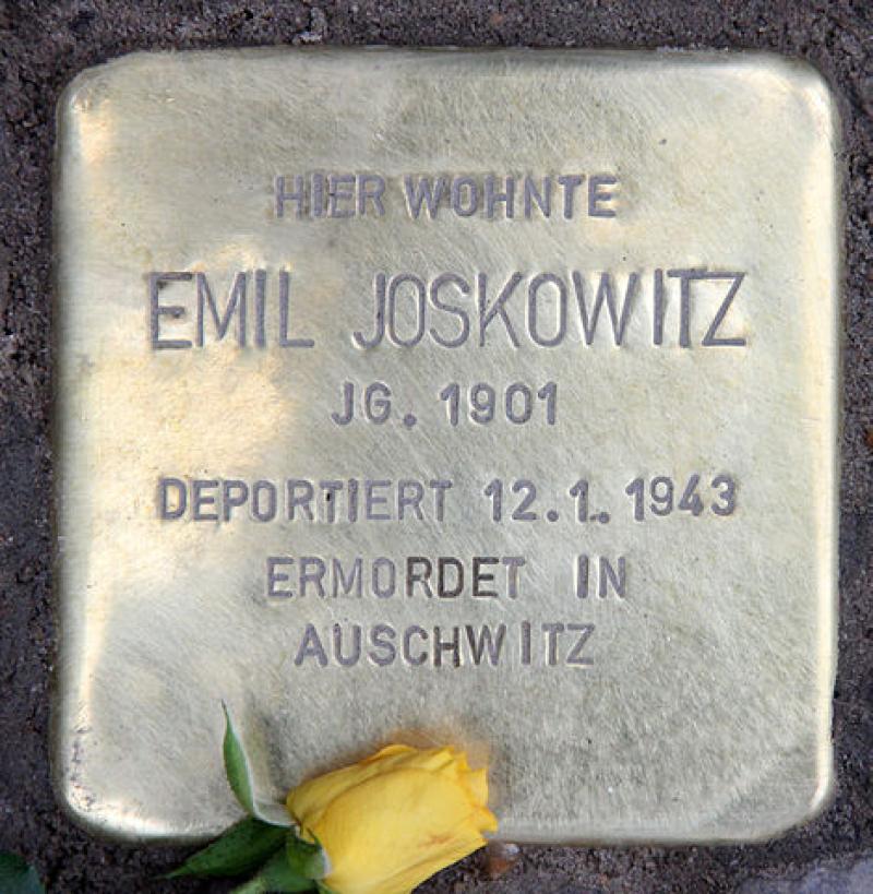 Stolperstein für Emil Joskowitz