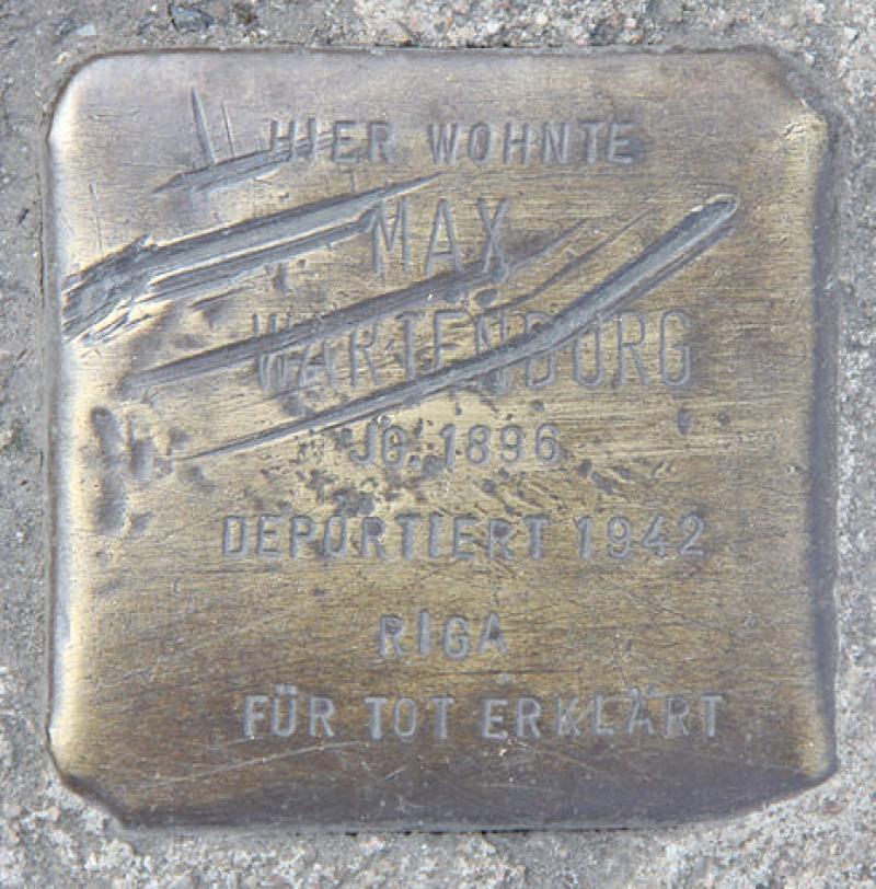 Stolperstein Max Wartenburg © OTFW