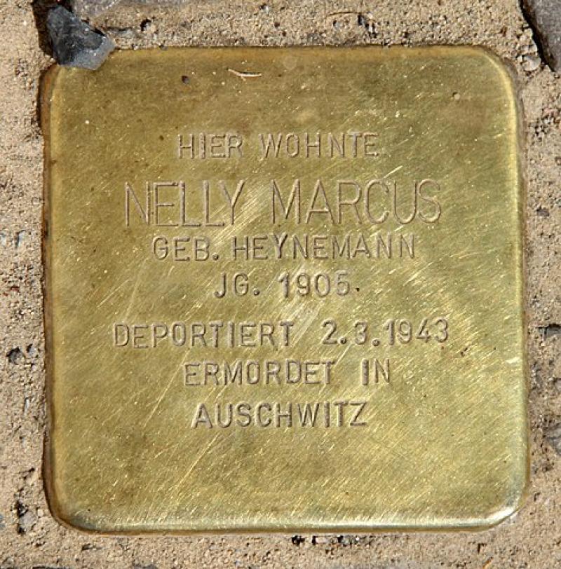 Stolperstein für Nelly Marcus © OTFW