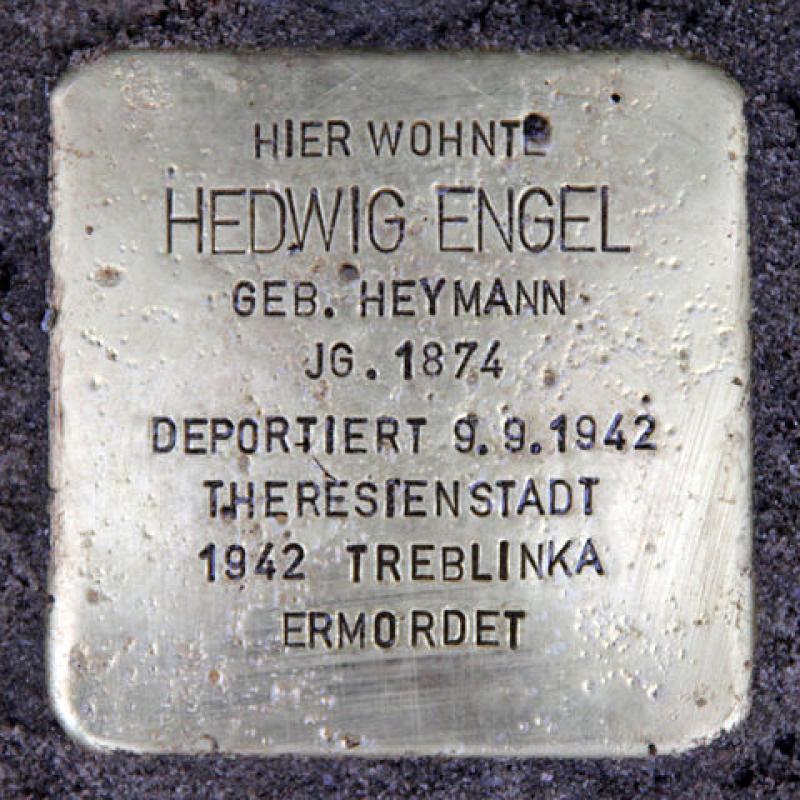 Stolperstein für Hedwig Engel © OTFW