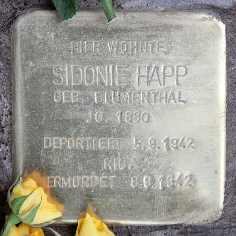 Stolperstein für Sidonie Happ