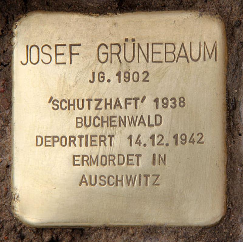 Stolperstein für Josef Grünebaum