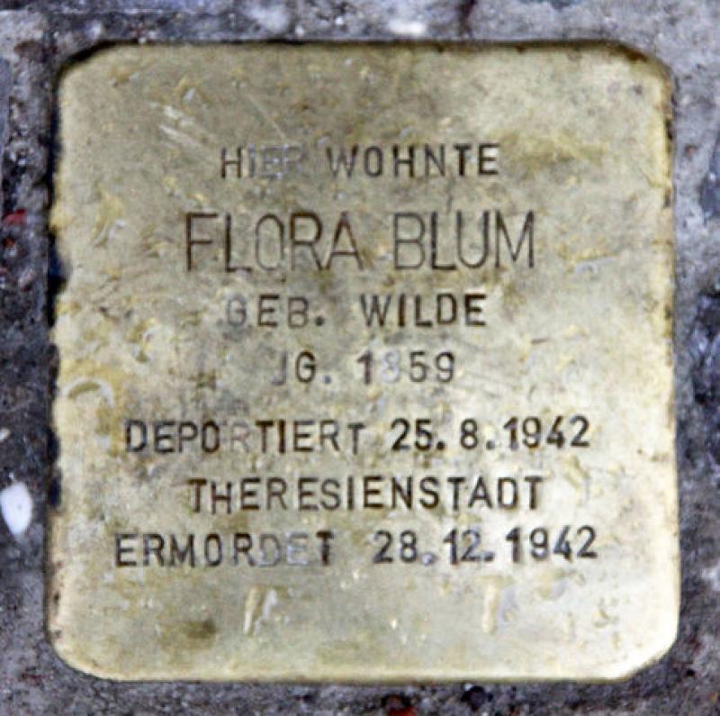 Stolperstein für Flora Blum