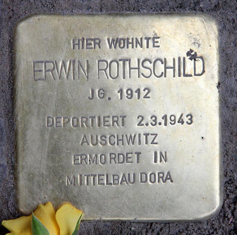 Stolperstein für Erwin Rothschild