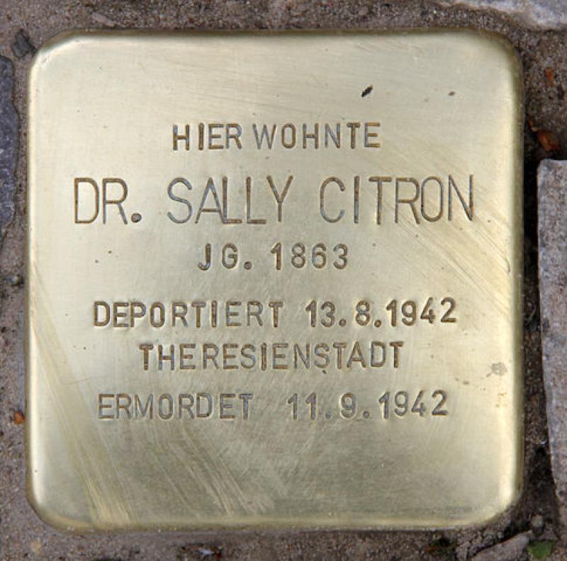 Stolperstein für Sally Citron