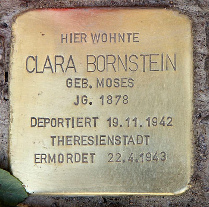 Stolperstein für Clara Bornstein